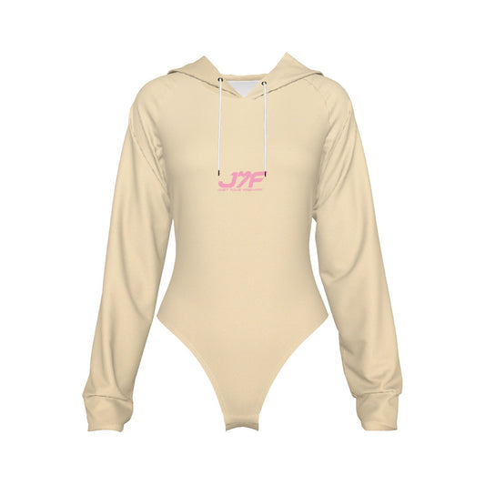 All-Over Print Women's Raglan Sleeve Hooded Bodysuit