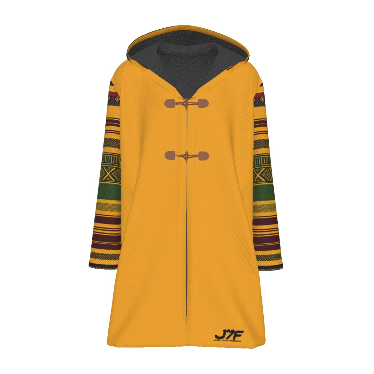 All-Over Print Men's Canvas Button Fleece Windbreaker