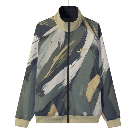Stand Collar Black Lining Jacket