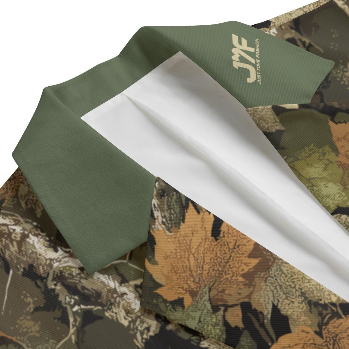 All-Over Print Men's Casual Flat Lapel Collar Blazer | 245GSM Cotton