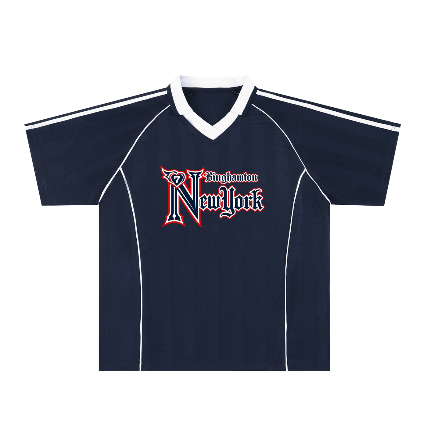 Shadow Stripe Collared Soccer Jersey