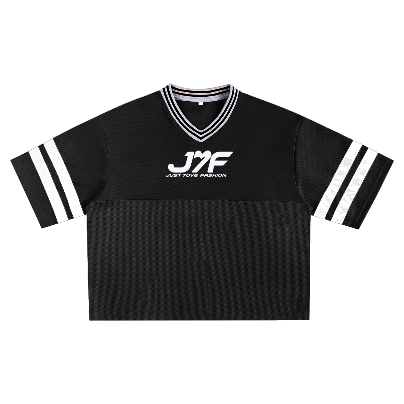 Taped Mesh Boxy T-shirt
