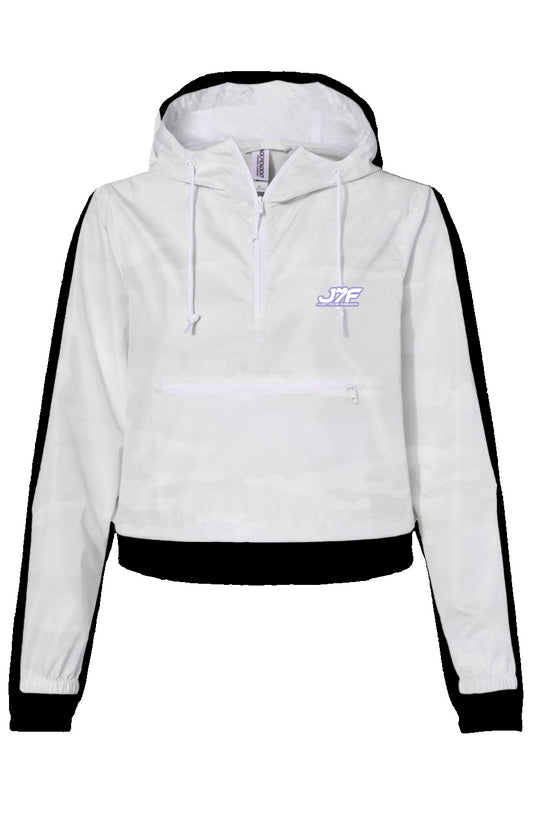L Lightweight Pullover Crop Windbreaker
