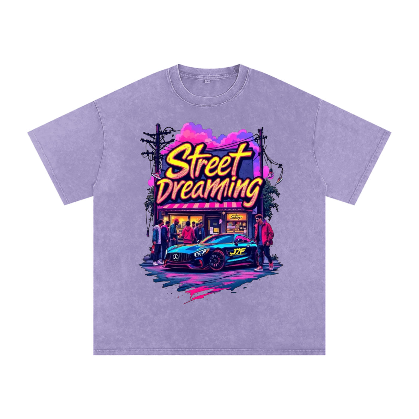 Acid Wash Oversize T-Shirt - 250 GSM