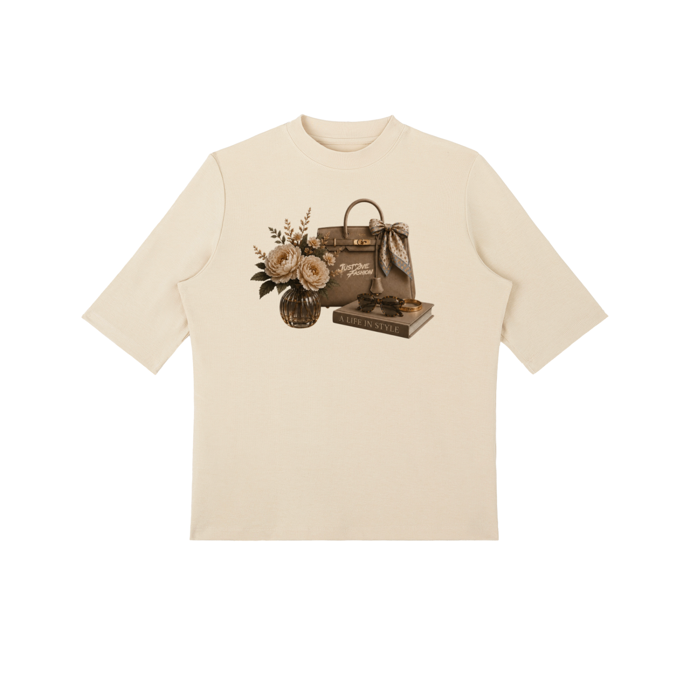 Essential Mock Neck Short Sleeve T-Shirt