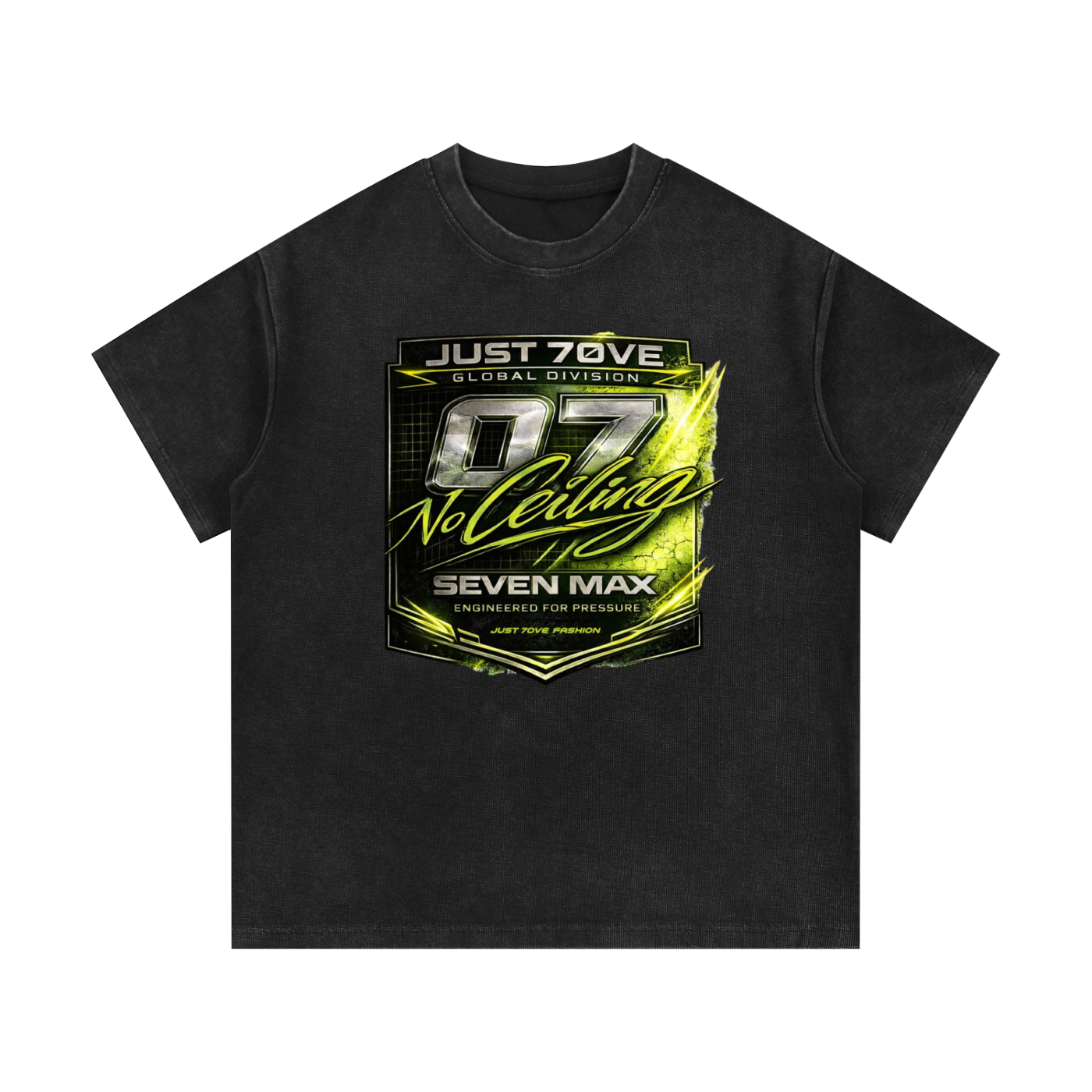 Mineral Wash Waffle Knit T-Shirt