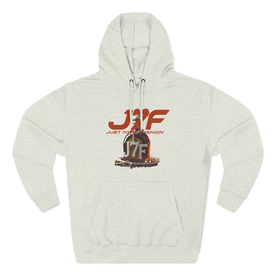 Three-Panel Fleece Hoodie