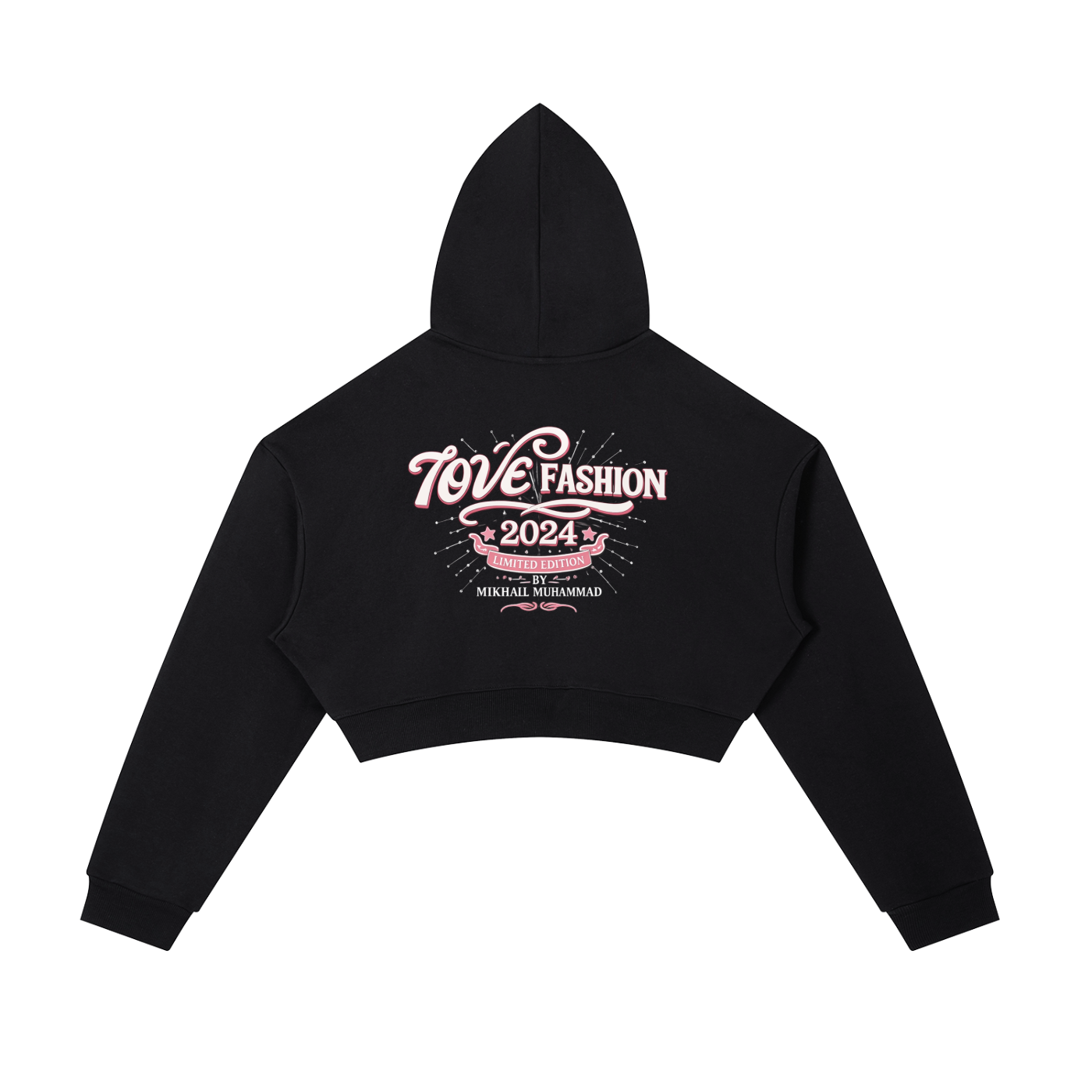 Essential Cropped Zip-Up Hoodie