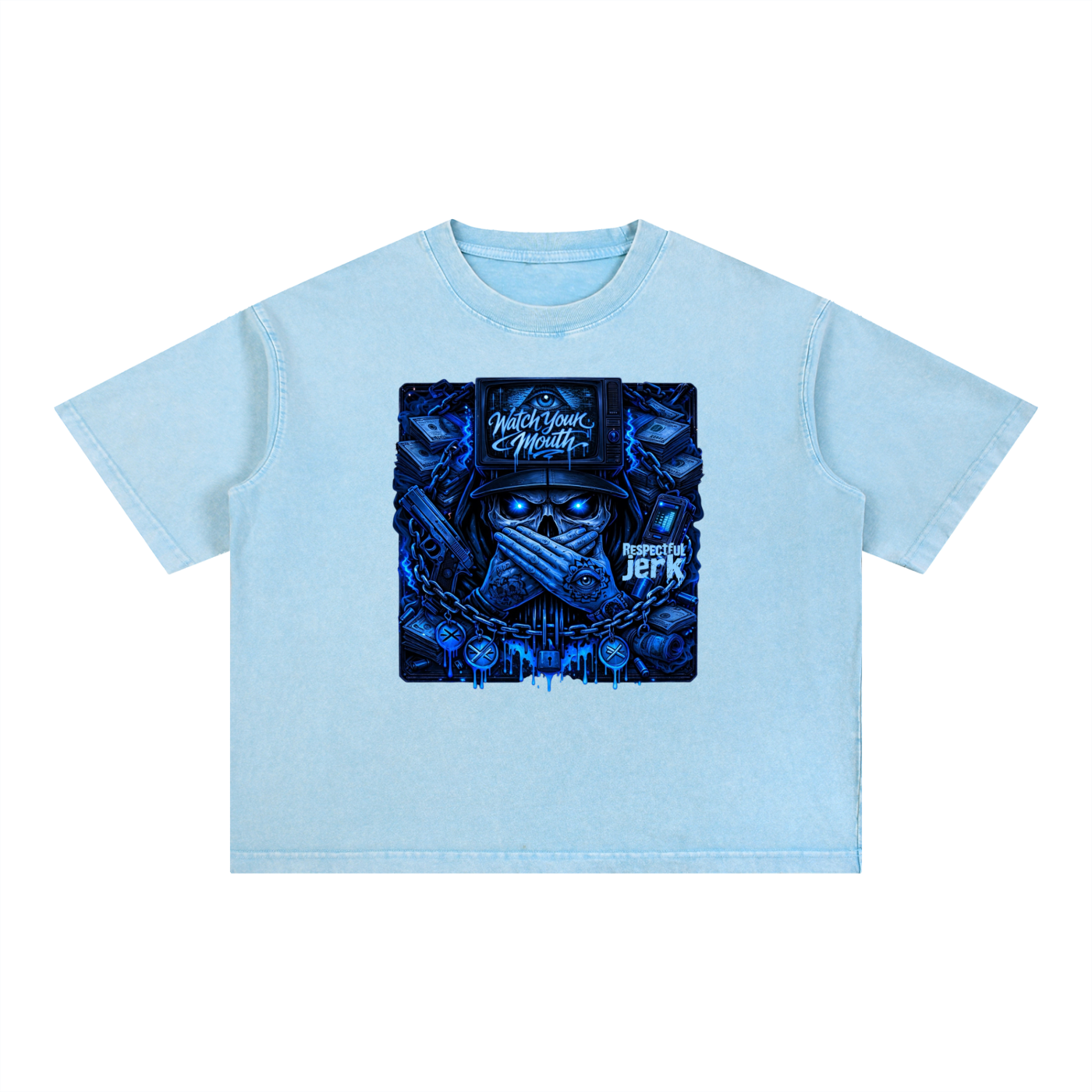 Mineral Wash Boxy Cotton T-Shirt