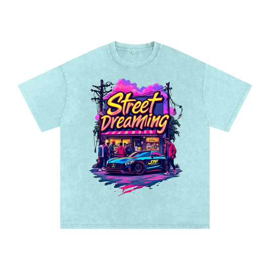 Acid Wash Oversize T-Shirt - 250 GSM