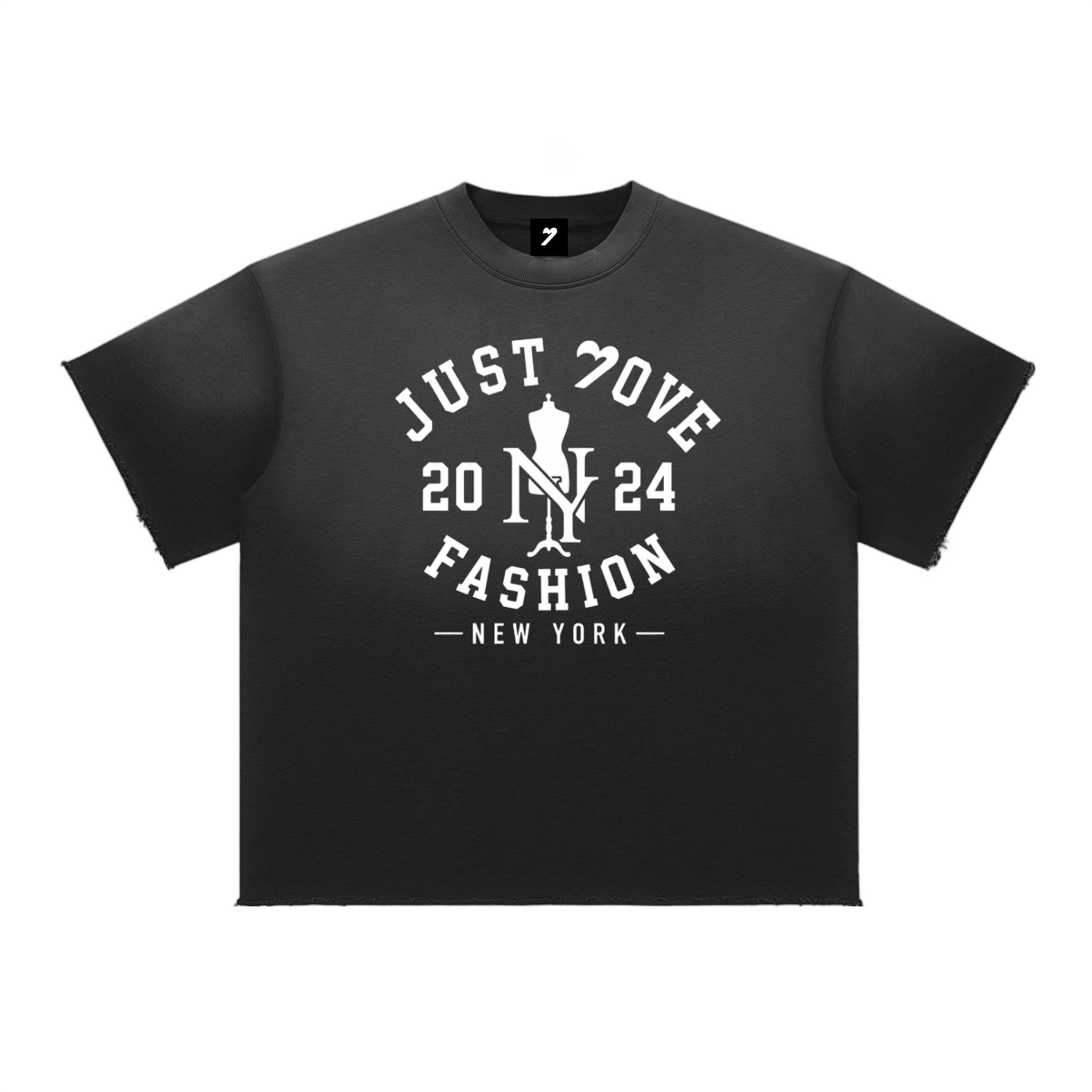 Sun Fade Raw Edge T-Shirt